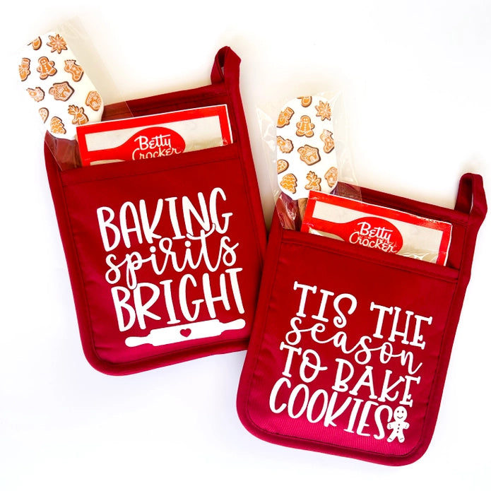 HOLIDAY DECORATIVE POT HOLDER