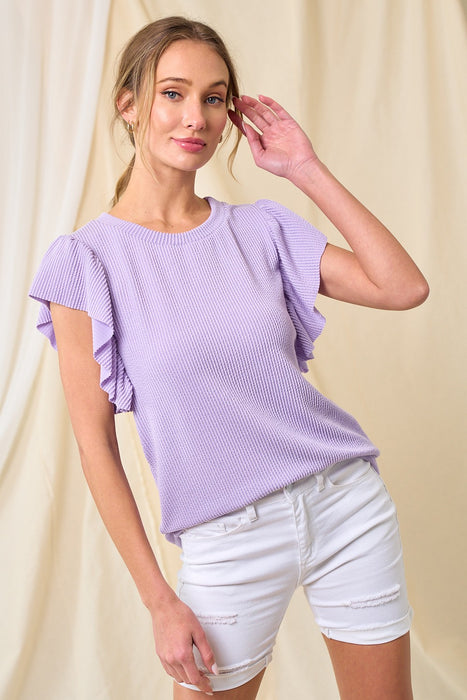 PLAIN & SIMPLE RIBBED TOP