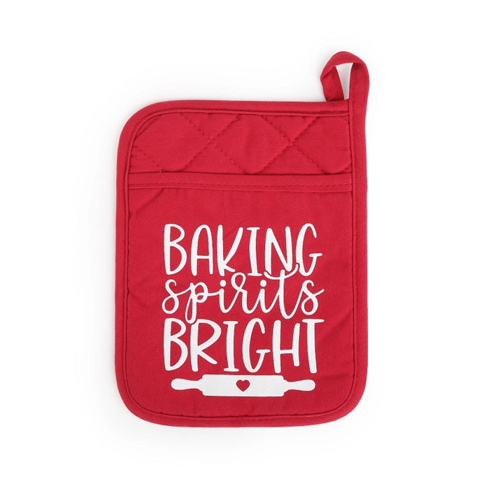 HOLIDAY DECORATIVE POT HOLDER