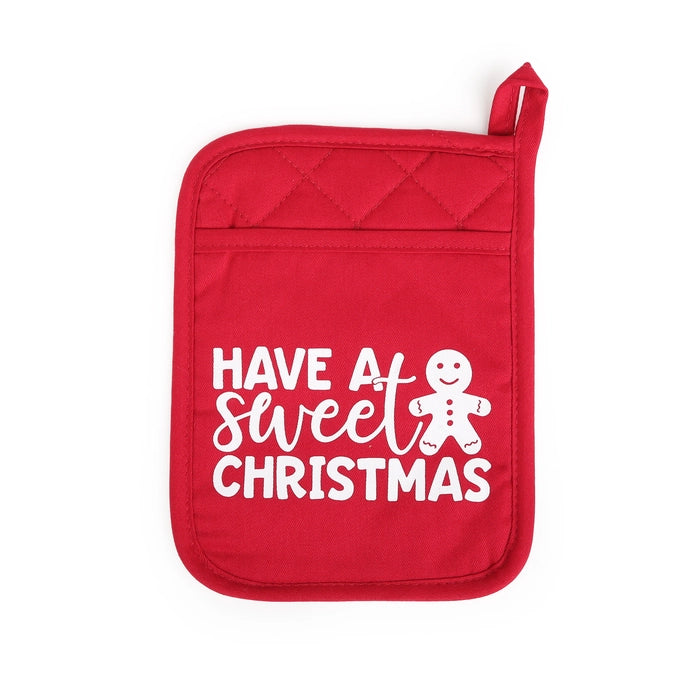 HOLIDAY DECORATIVE POT HOLDER
