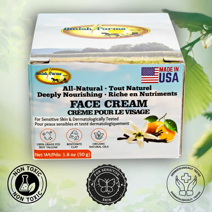 AMISH FARMS ALL NATURAL TALLOW FACE CREAM