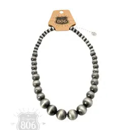 NAVAJO PEARL BEAD NECKLACE