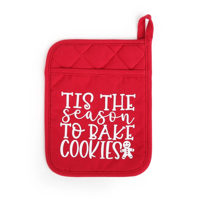 HOLIDAY DECORATIVE POT HOLDER