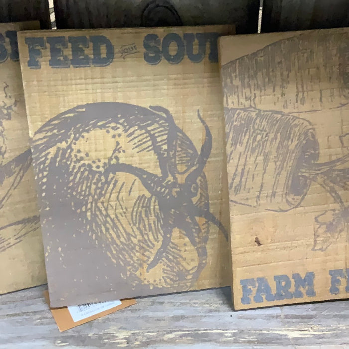 Farm Fresh Wood sign