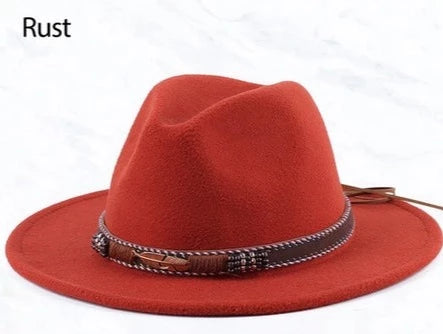 New Style Fashion Western Style Belt Jazz Hat
