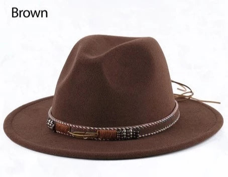 New Style Fashion Western Style Belt Jazz Hat