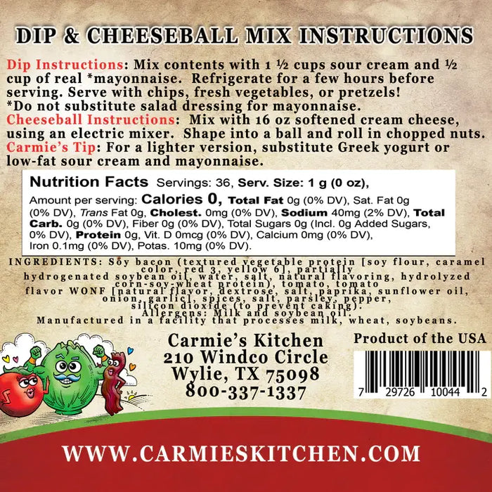 BLT Dip & Cheeseball Mix