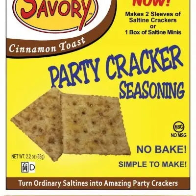 Savory Party Cracker Seasoning - CINNAMON TOAST