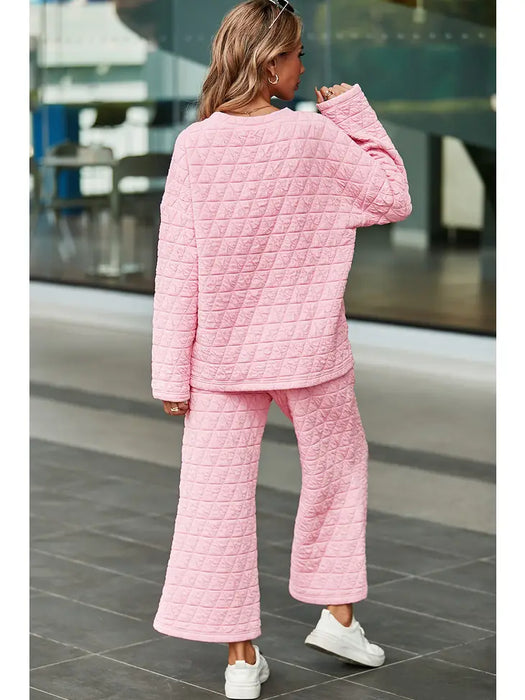 PINK PASSION QUILTED SET