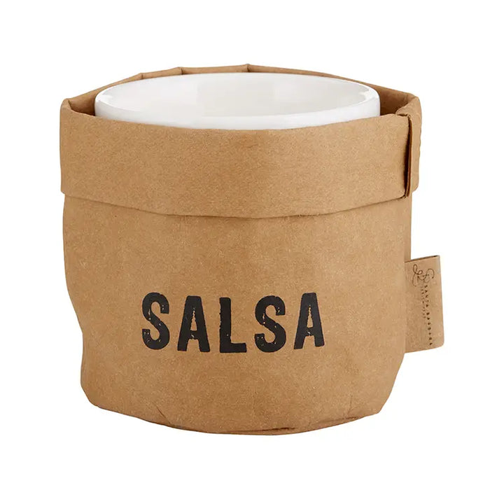 Salsa Holder and Ceramic Dish