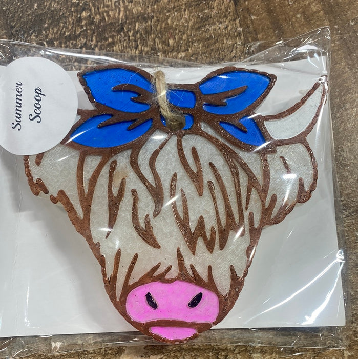 Highland Cow Car Freshie