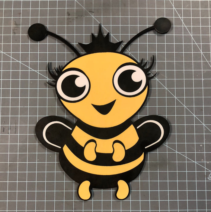 BUMBLE BEE WREATH ATTACHMENT SIGN