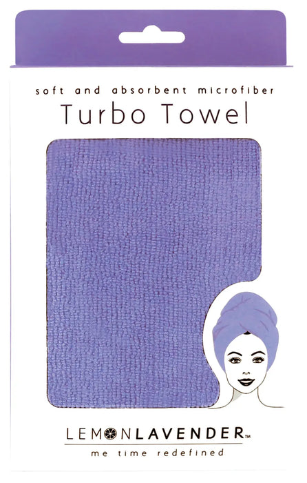 Lemon Lavender Turbo Towel- Very Violet