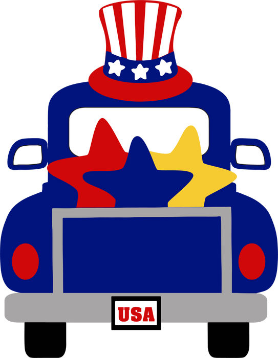 Uncle Sam Truck with Rail