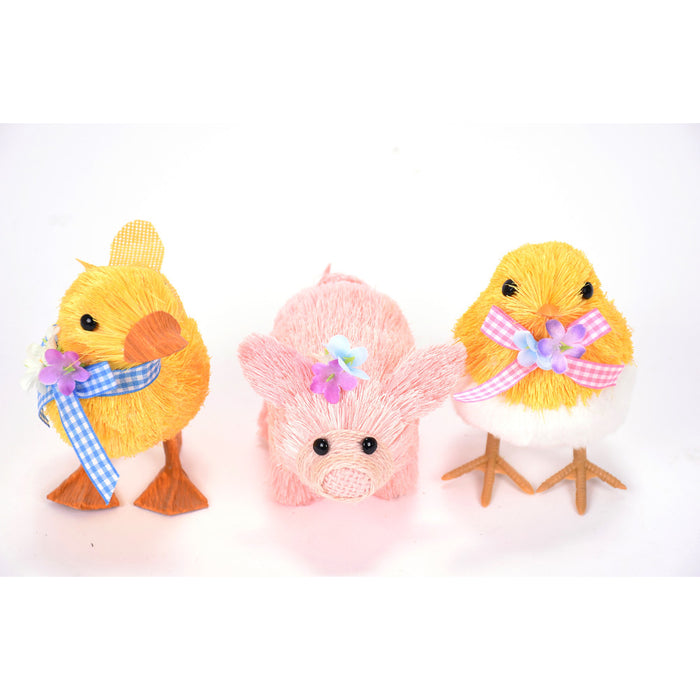 Chick & Pigs Set of 3