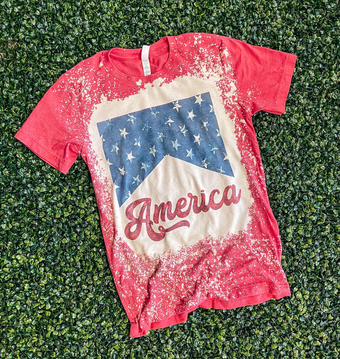 AMERICA BLEACHED TSHIRT