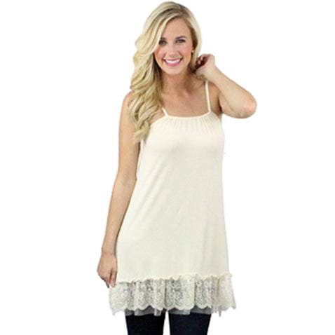 Cami Lace Extender with Adjustable Straps