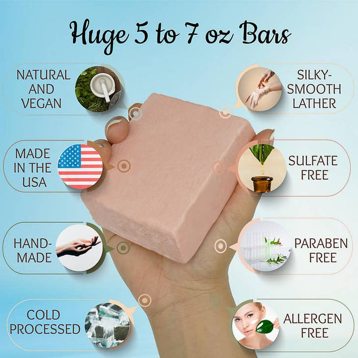 5 Bar Bag - All White | Amish Farm Soap