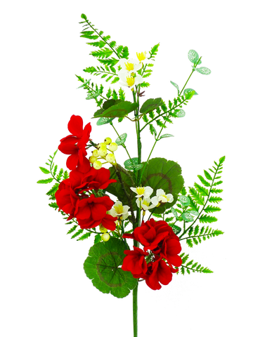 GERANIUM BERRY FERN SPRAY