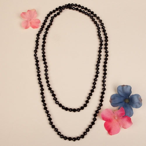 BLACK CRYSTAL BEADS