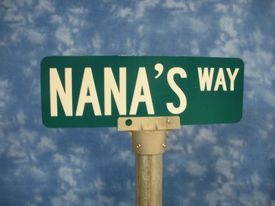 18 Inch Street Sign