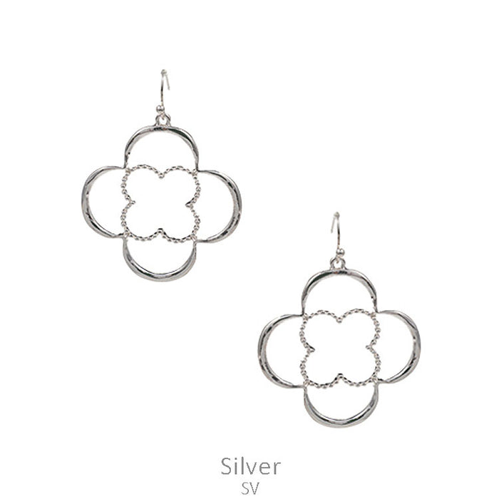 Clover Metal Earring