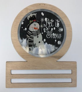 Round Sign Rail for 8 inch Metal Sign