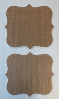 Set of 2 Decorative Shape with Points Cutout Bundle #4  10 x 10 3/4