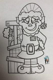 Elf Door Hanger (unpainted)