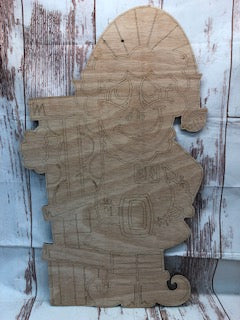 Elf Door Hanger (unpainted)