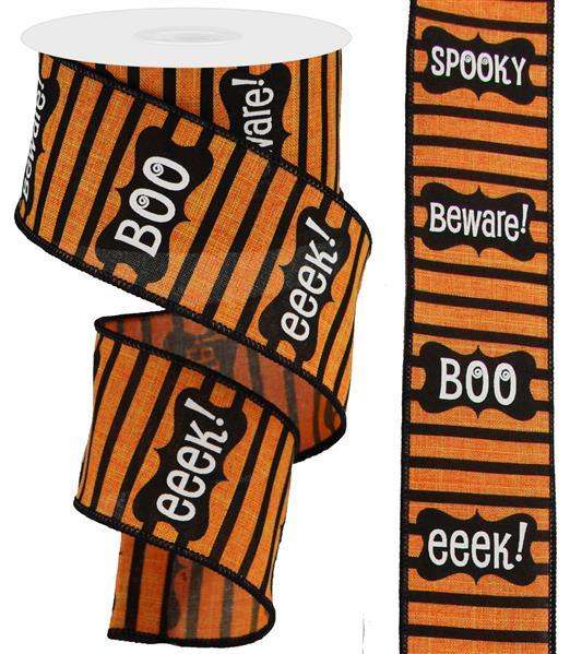 Orange Framed Halloween 2.5"