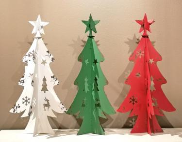 Decorative  Metal Christmas Tree 22"