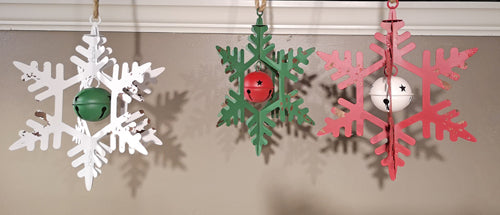 Snowflake Bell 11"