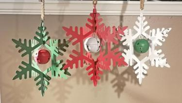 Snowflake Bell 14"
