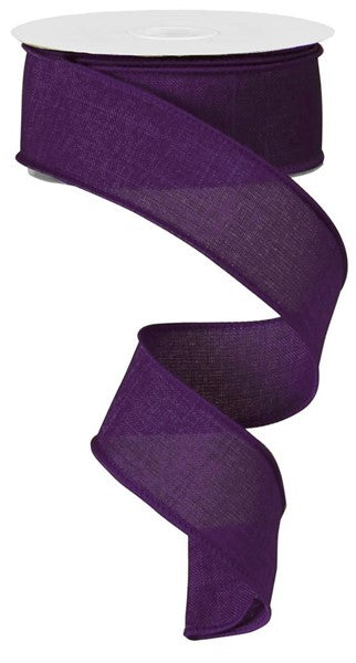 1 1/2 inch Royal Burlap Purple