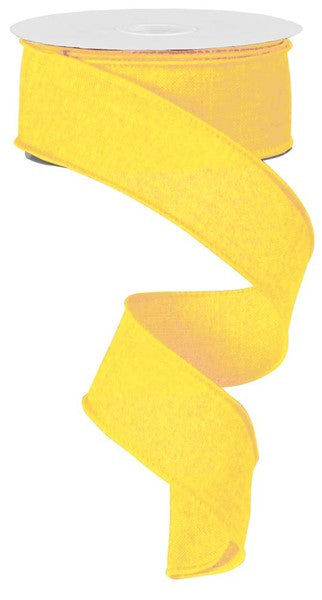 1.5"X10yd Yellow Royal Burlap