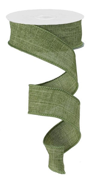 Royal Burlap Fern Green 1.5"