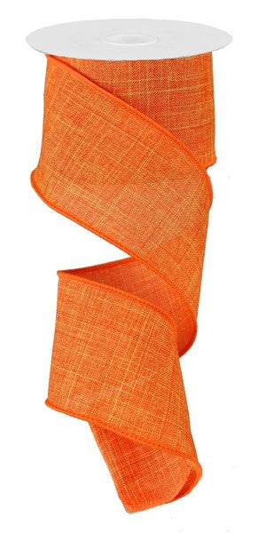 2.5"X10yd Royal Burlap Orange