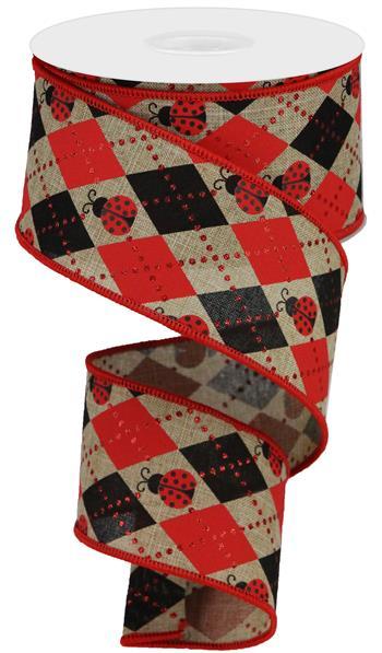 Argyle Ladybug 2.5"