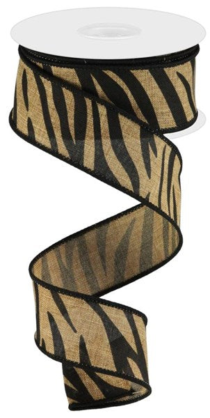 1.5"X10yd Animal Stripes On Royal