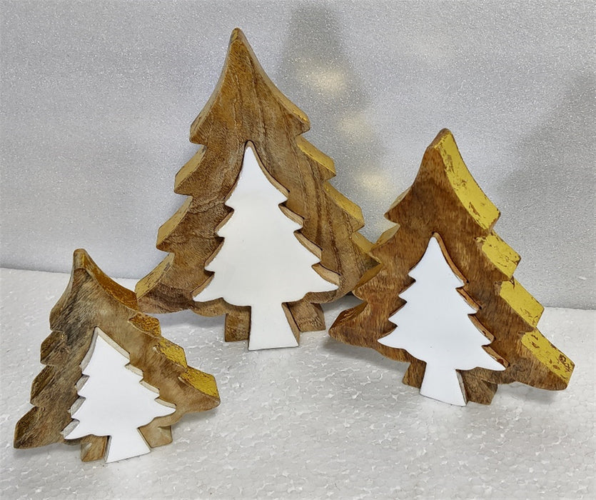 TREE WITH GOLD FOIL EDGE