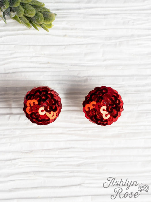 SPARKLE IN YOUR EYES SEQUINS STUD EARRINGS