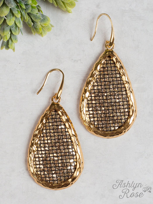 BELIEVE IN LOVE TEARDROP EARRING