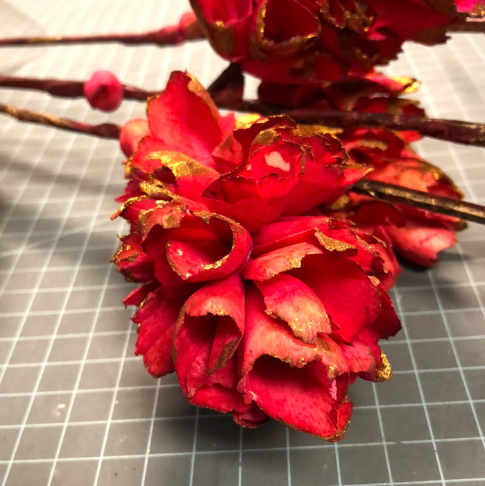 Shola Christmas Bells Red/Gold Bunch