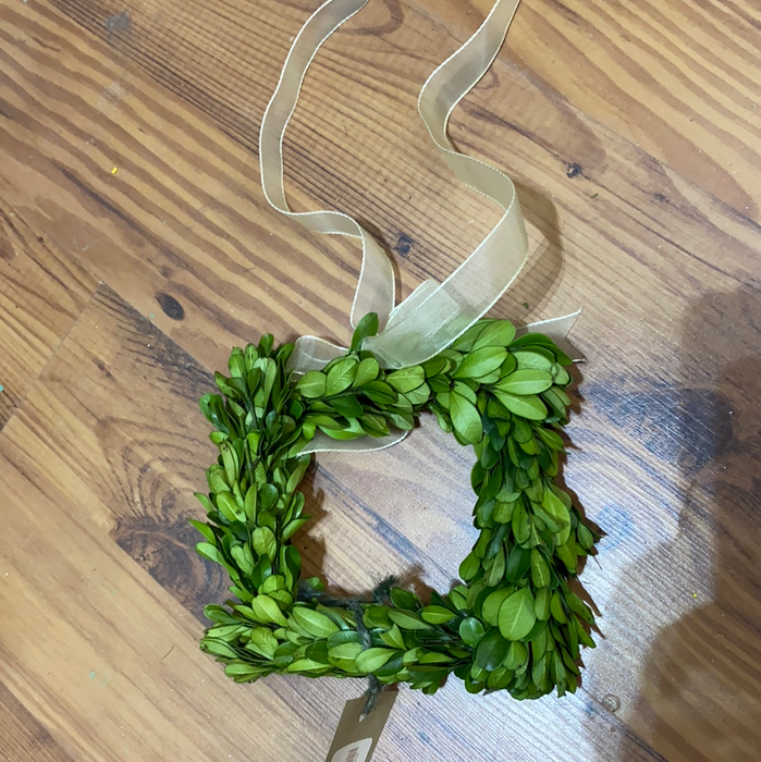 Square Preserved Boxwood Wreath