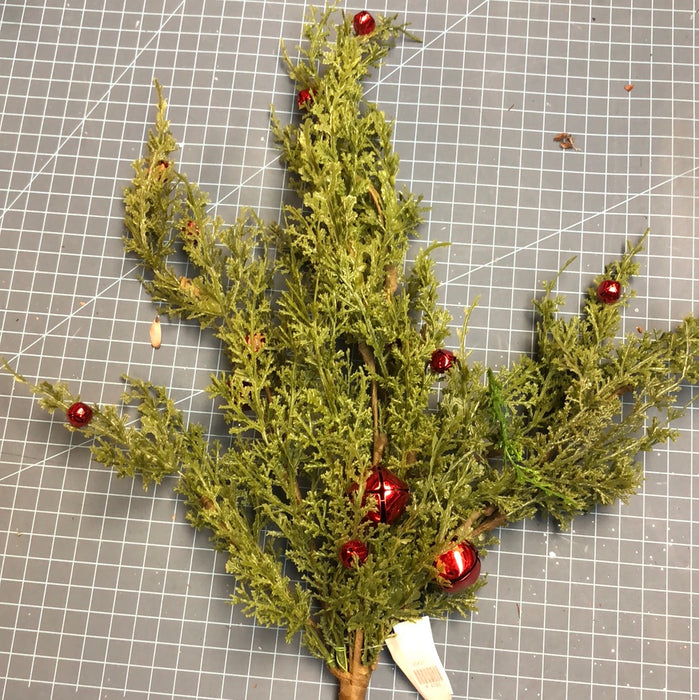 CYPRESS WITH RED BELLS