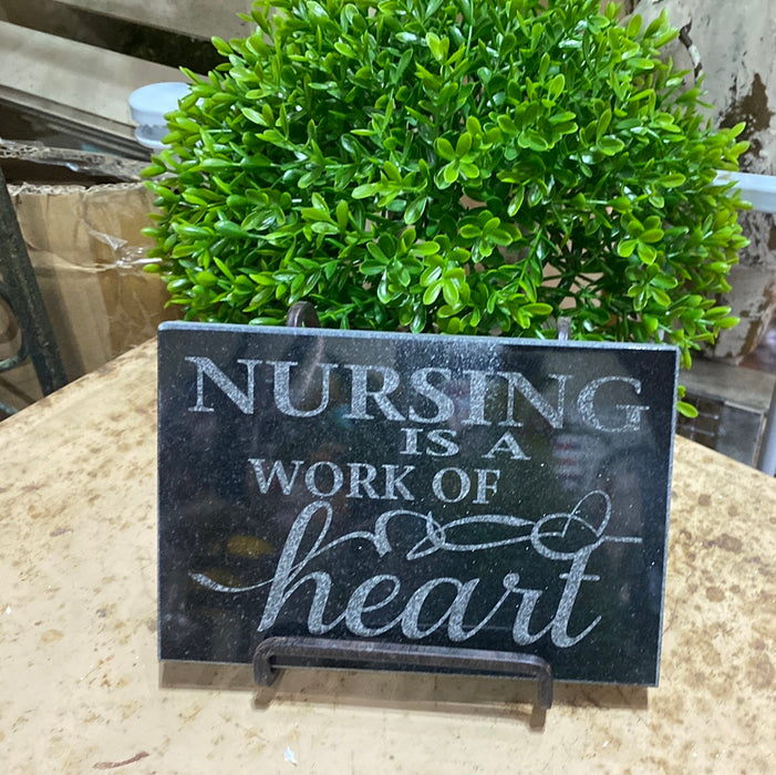 4x6 Engraved Nursing Tile