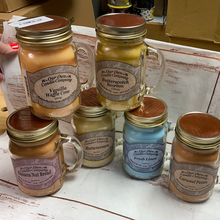 OUR OWN CANDLE CO. 13 OZ CANDLE