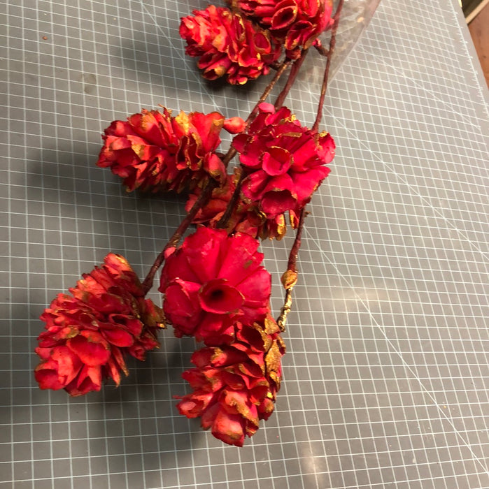 Shola Christmas Bells Red/Gold Bunch