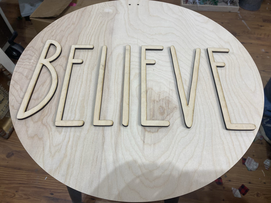 20” Round Believe Kit